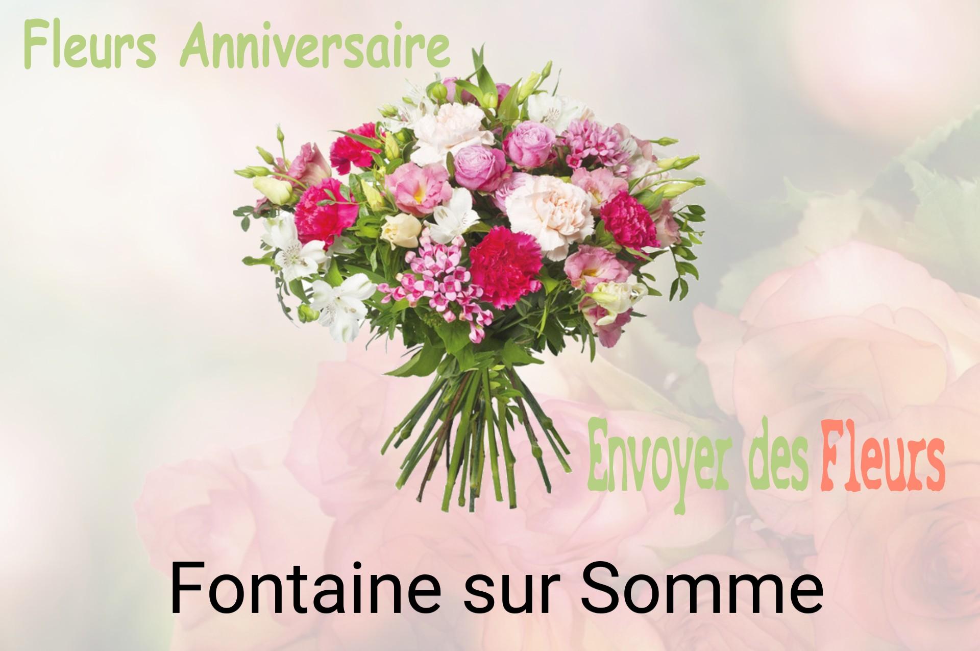 Bouquet de fleurs d’anniversaire livré à Fontaine-sur-Somme