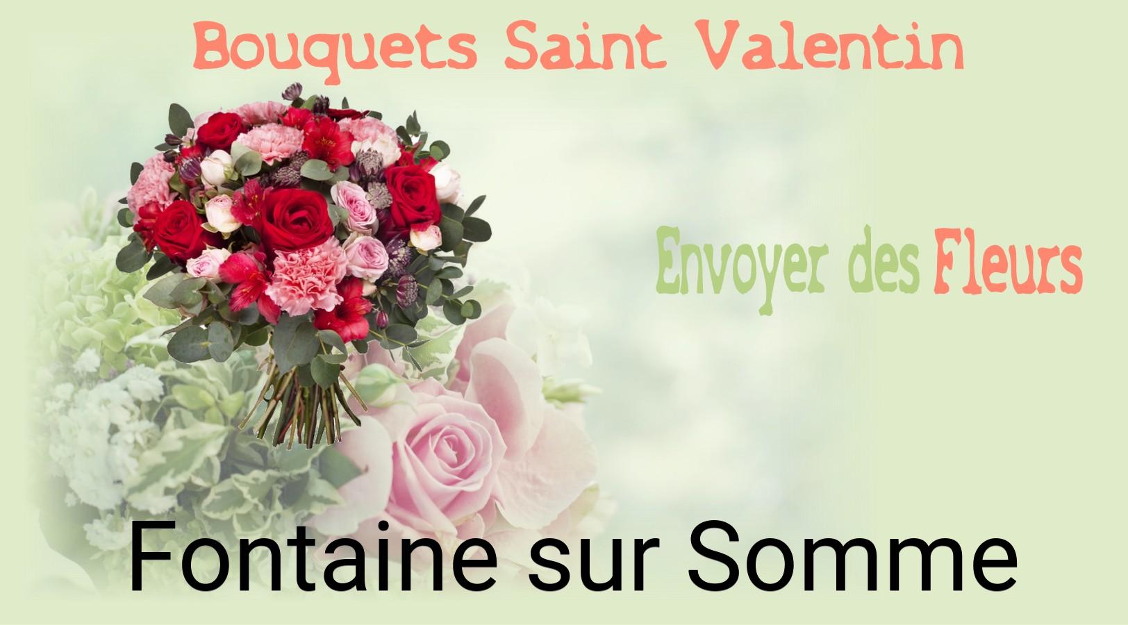 Roses de Saint-Valentin livrées à Fontaine-sur-Somme